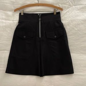 Sandro paris black high waisted skirt, never worn size 1